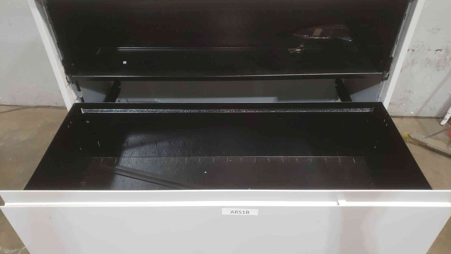 Grey 42" Five Tier Filing Cabinet 42"x18"x65" (SKU: 111851)