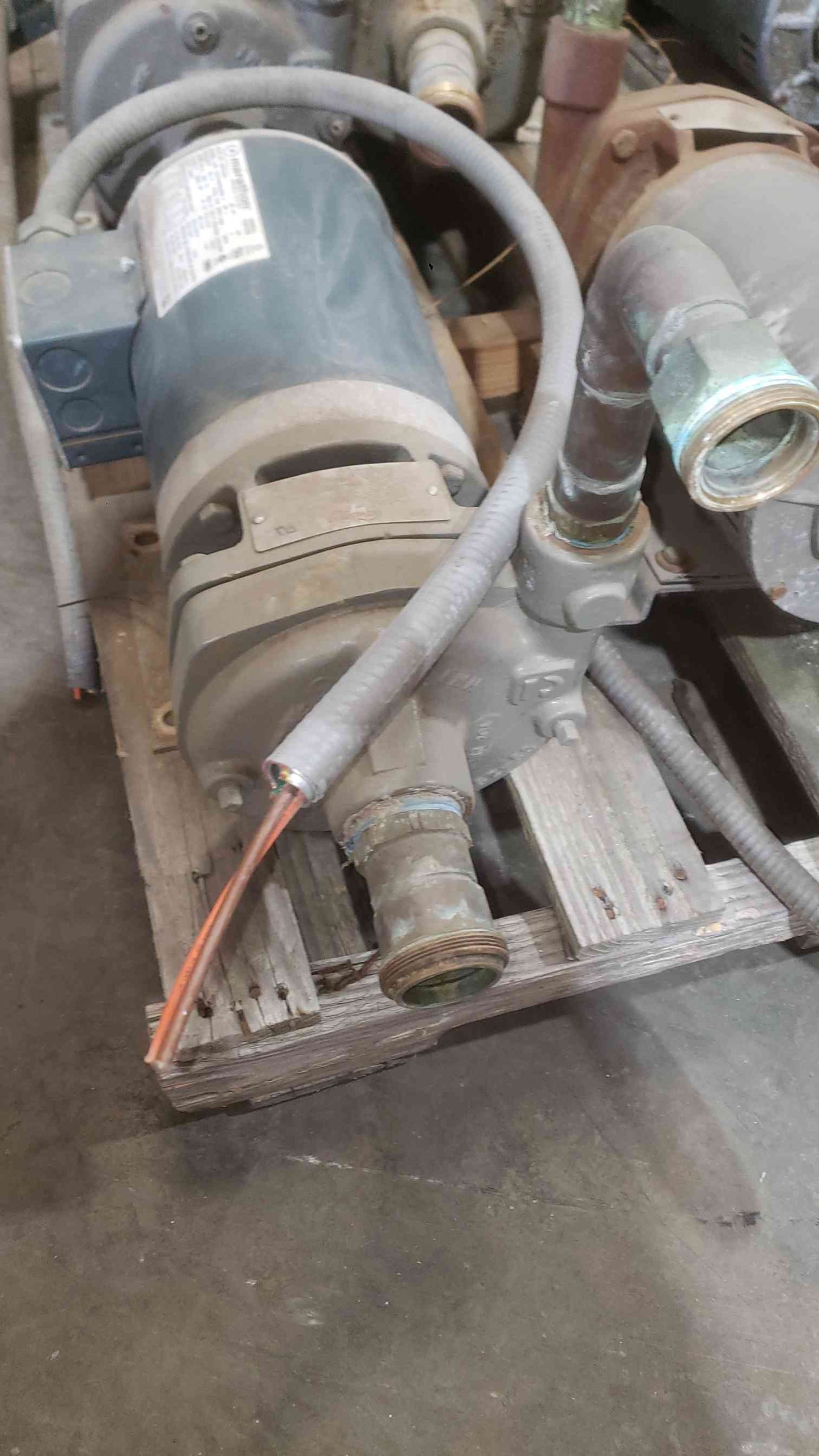 Marathon 3HP 230/460 3PH Motor & Pump UVB 145TTDR5503DB P (SKU: 111917)