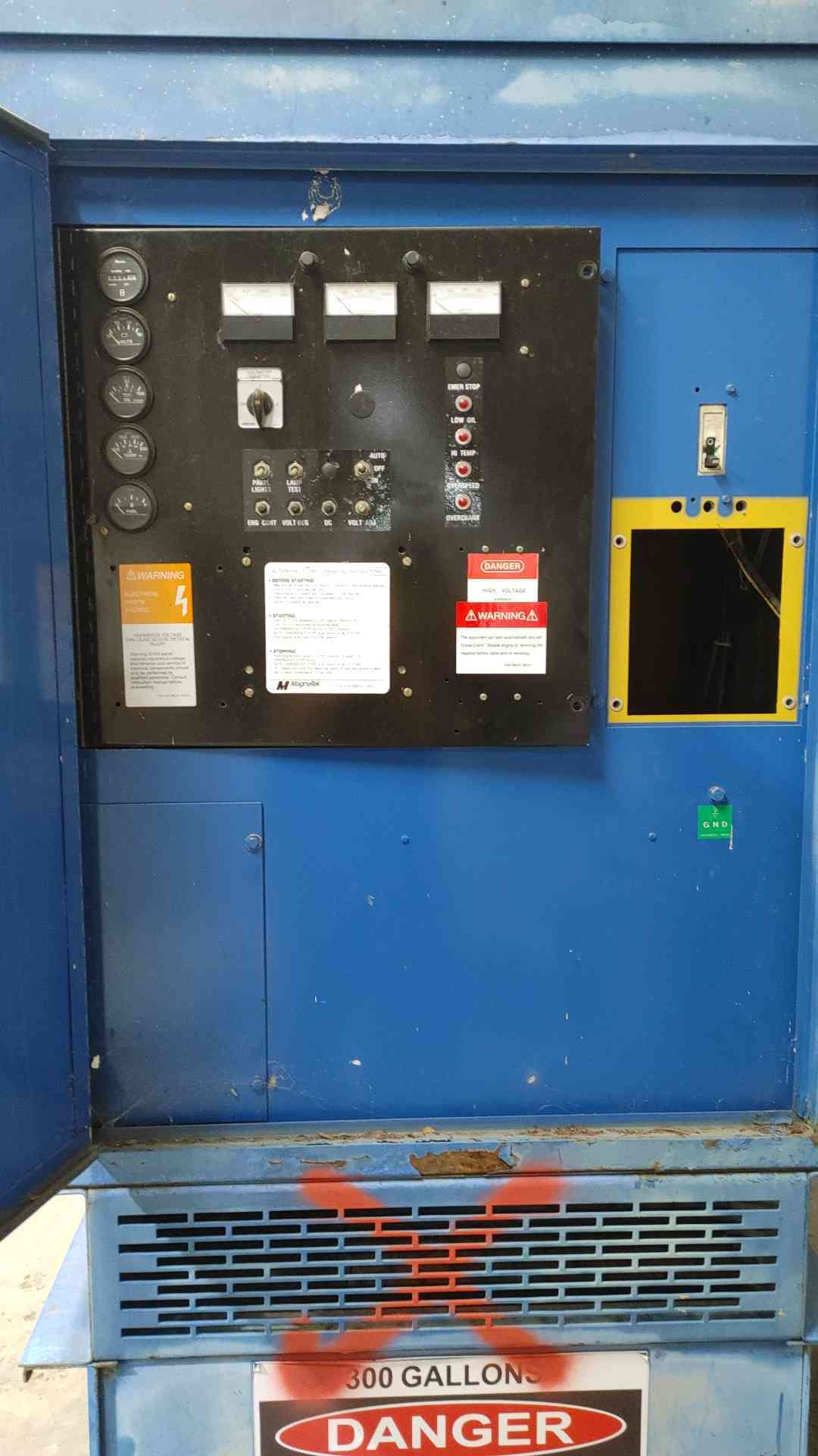 40KW MagneTek RD 500 480-208/240 Multi-Phase Diesel 926 Hrs. TESTED (SKU: 112057)