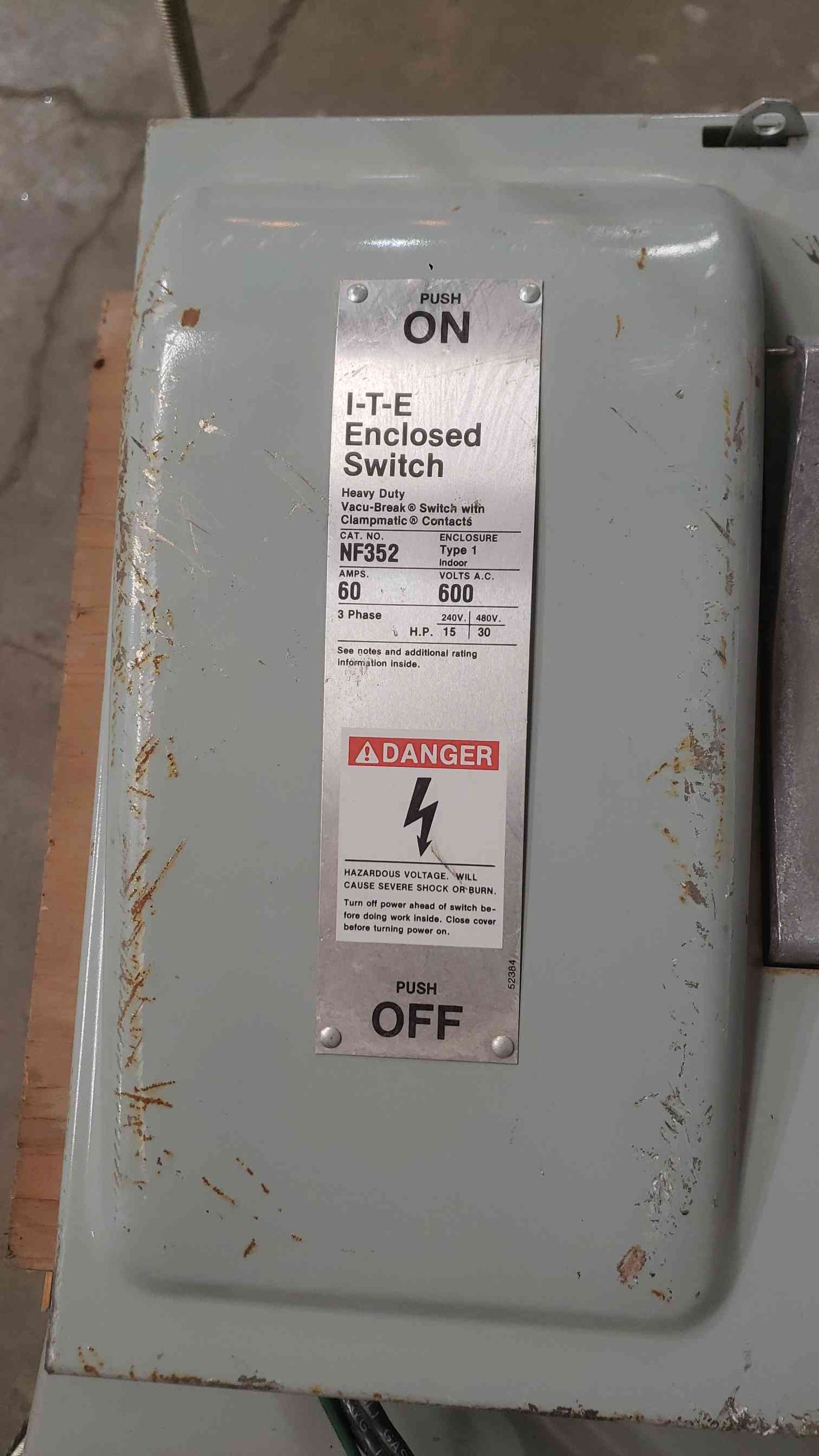 MagneTek 30KVA 480v x 208Y/120 Dry Type Transformer 5H3-30BR-4C (SKU: 112167)