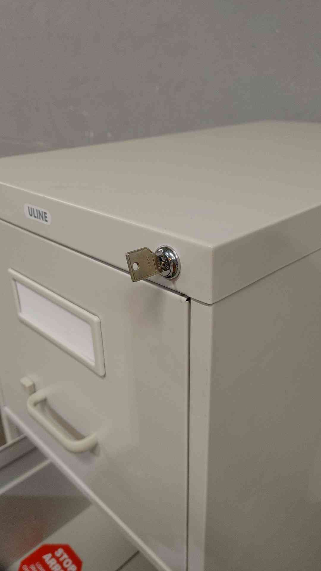 Light Grey 4 Tier Filing Cabinet(SKU: 112199)