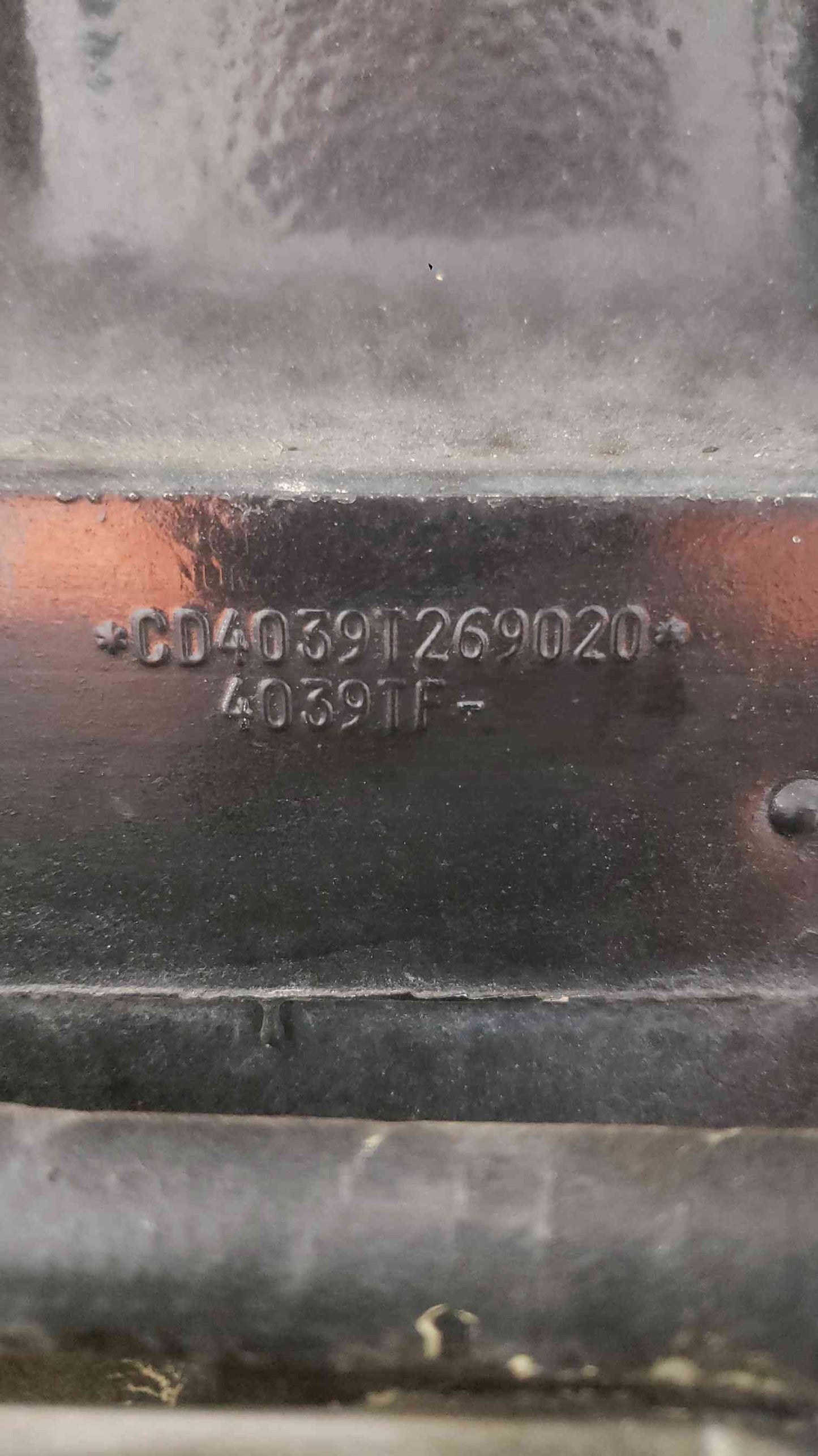 AS-IS John Deere 4039 Engine on Frame W/ 210 Gal. Diesel Fuel Tank (SKU: 112257)