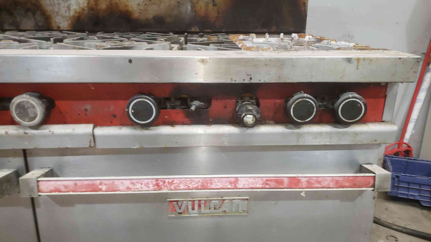 Vulcan Nat Gas Dual Oven W/ 10 Burners (SKU: 112263)