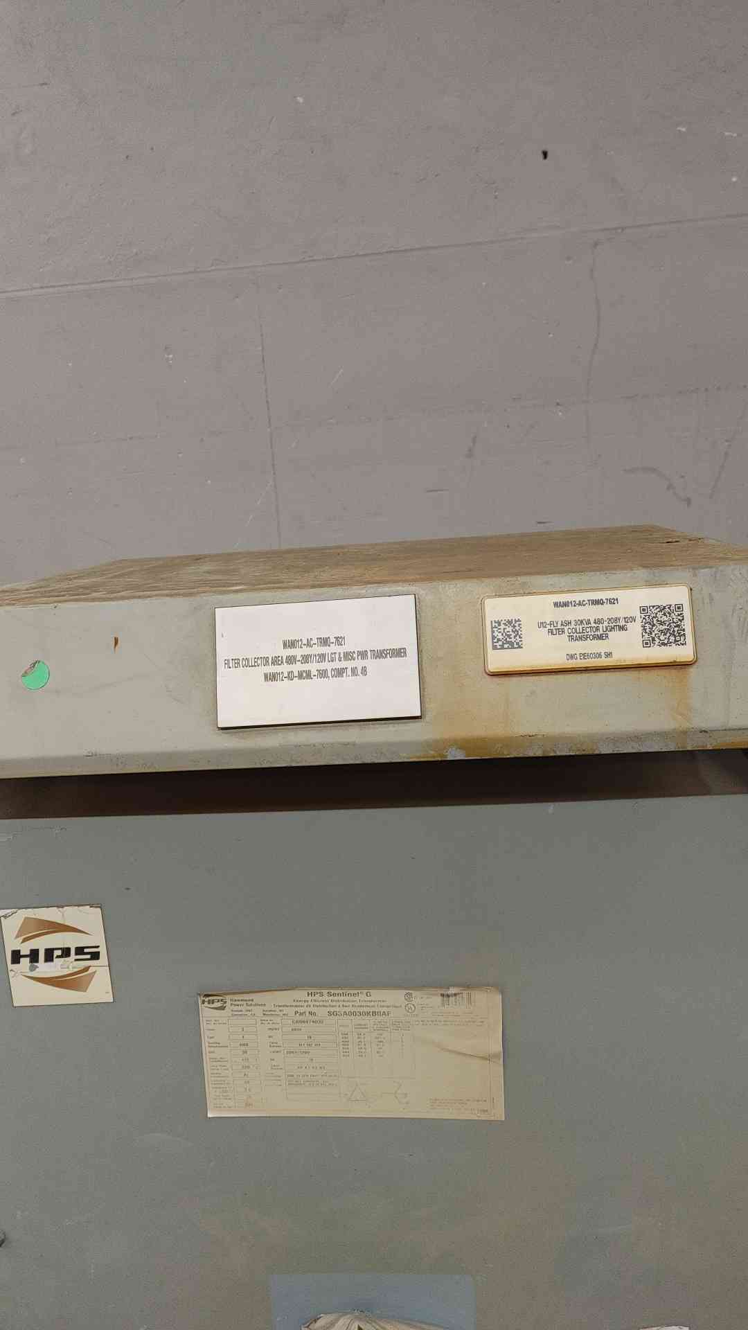 30KVA HPS 480v x 208Y/120V 3PH Energy Efficient Distribution Transformer SG3A0030KB0AF(SKU: 112363)