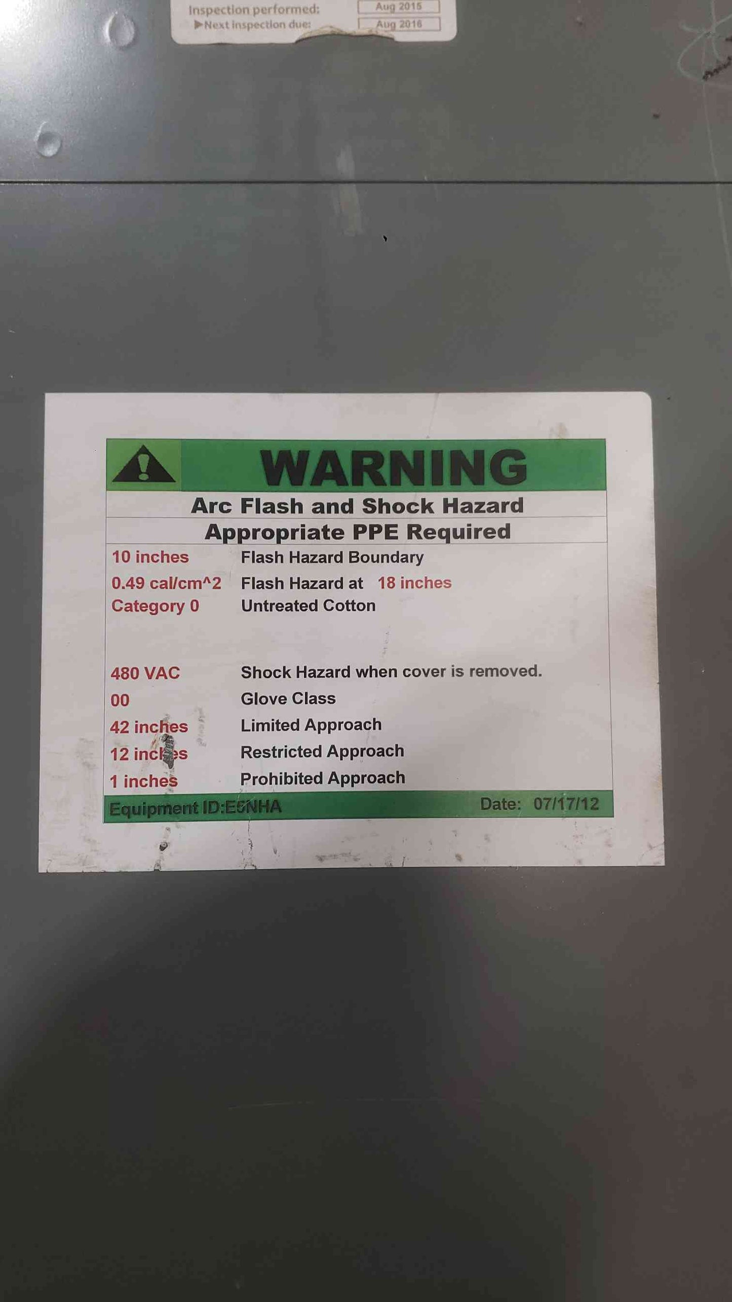 Square D 225A 480Y/277VAC 3PH 4W Panelboard NEHB 2MIKCL Dual Mains (SKU: 112391)