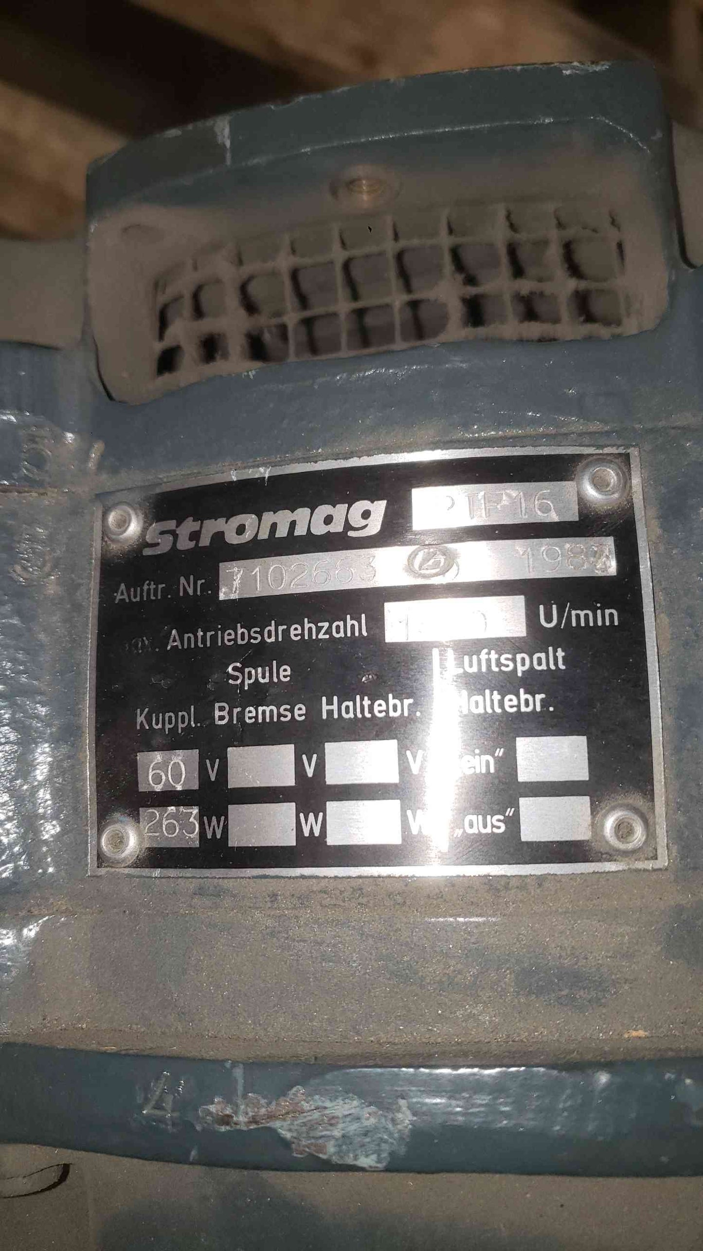 Stromag 60V 1500U/Min Motor RTF16 (SKU: 112463)