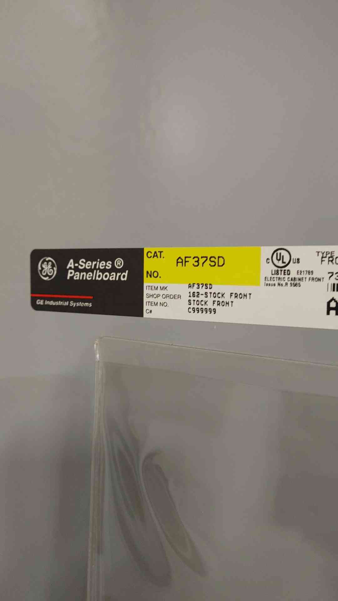 GE A Series Panelboard AF37SD 225A 208v (SKU: 112479)