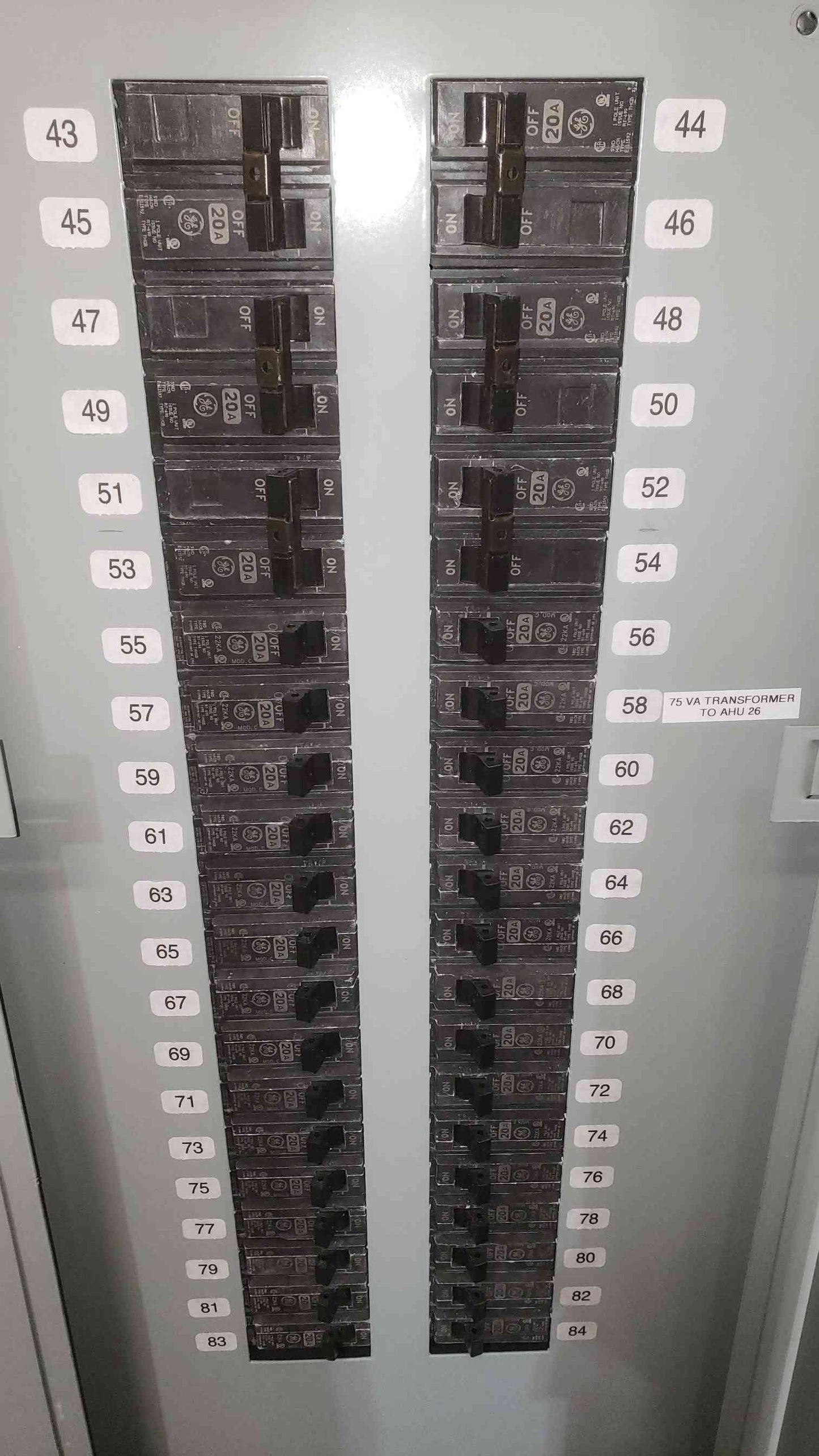 GE 225A Max A Series II 208Y/120 3PH 4W Panelboard (SKU: 112495)
