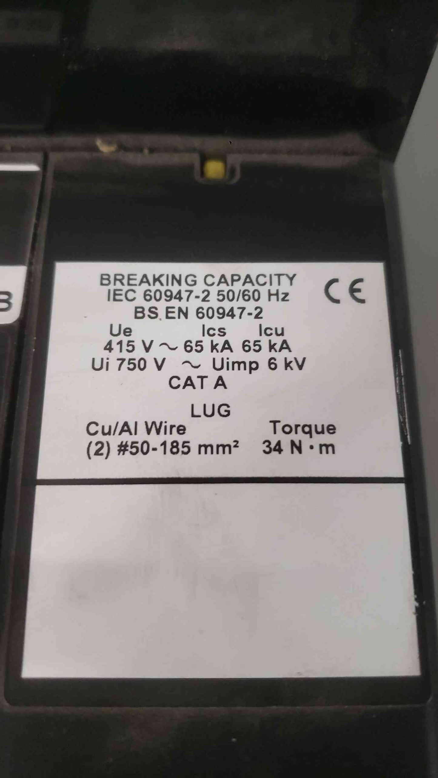 Square D 250A 600VAC Electronic Trip Circuit Breaker LX36250 (SKU: 112533)