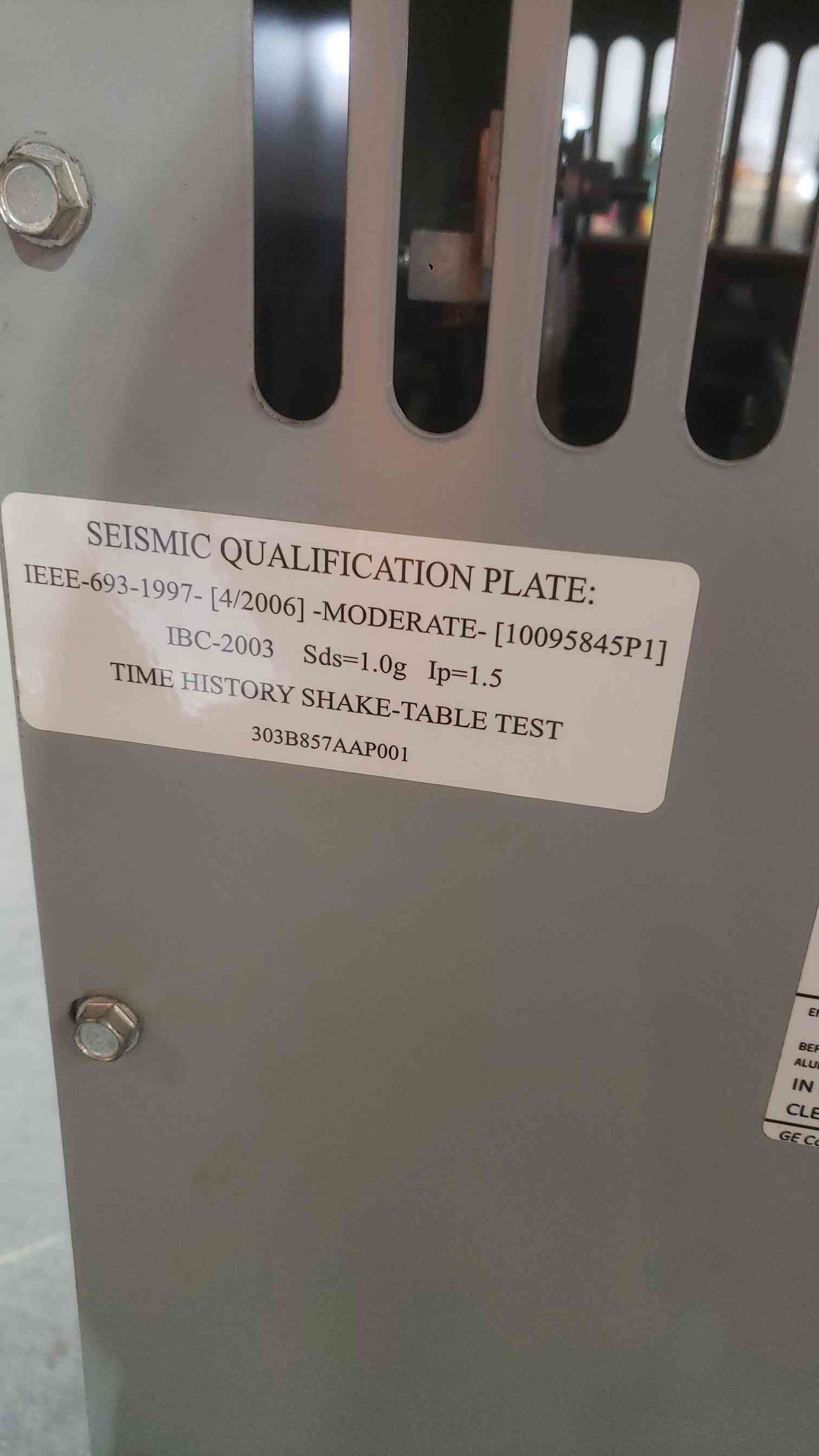 GE 15KVA 480-208/120 3PH Transformer 9T83B3871 (SKU: 112591)