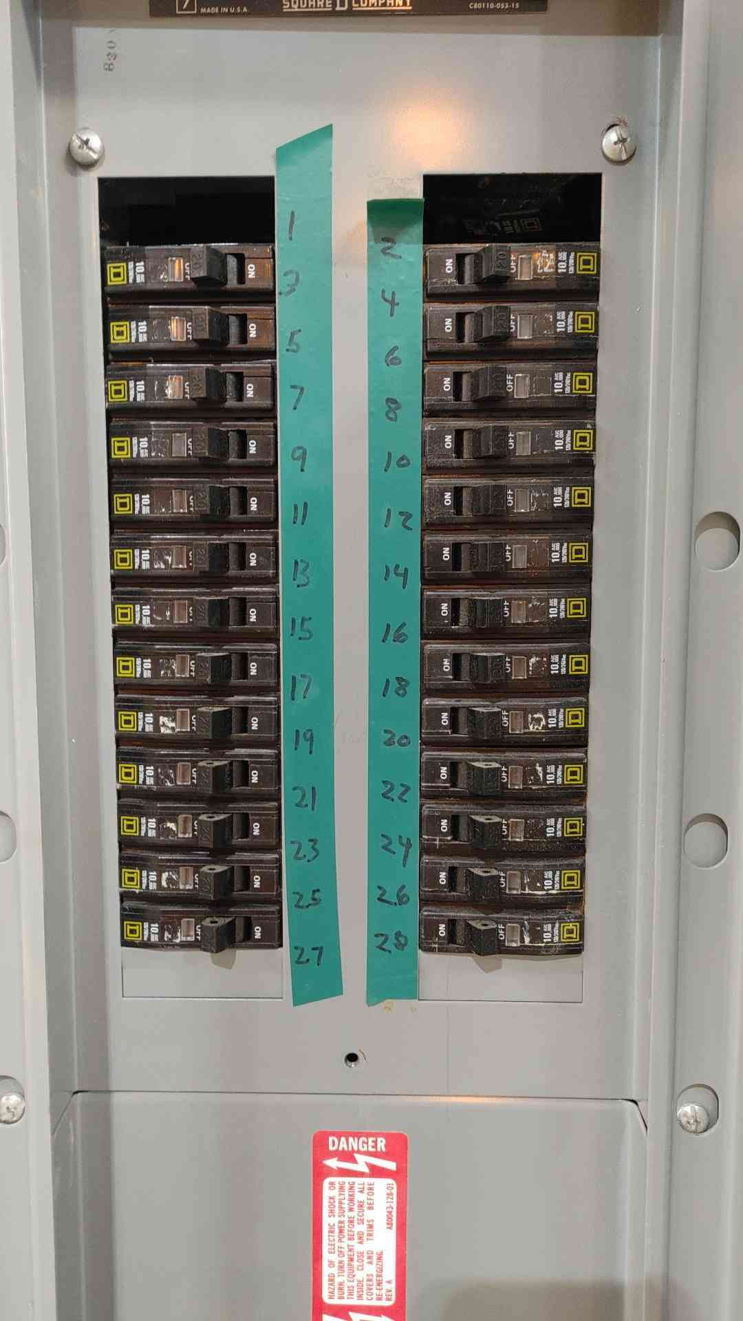 Square D NQOD 225A MAX 240/120V 3PH 4W Panelboard NQOD430L225CU(SKU: 112642)