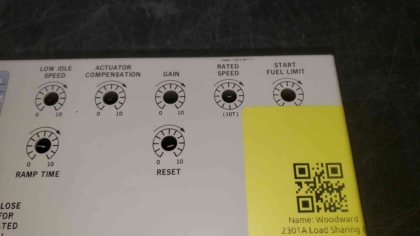Woodward 2301A Load Sharing & Speed Control 8272-B14 A (SKU: 112627)