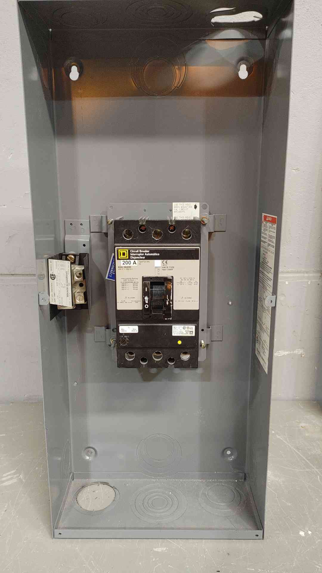 Square D 225A max, 600Vac, 500Vdc Enclosed Circuit Breaker KA225S(SKU: 112721)