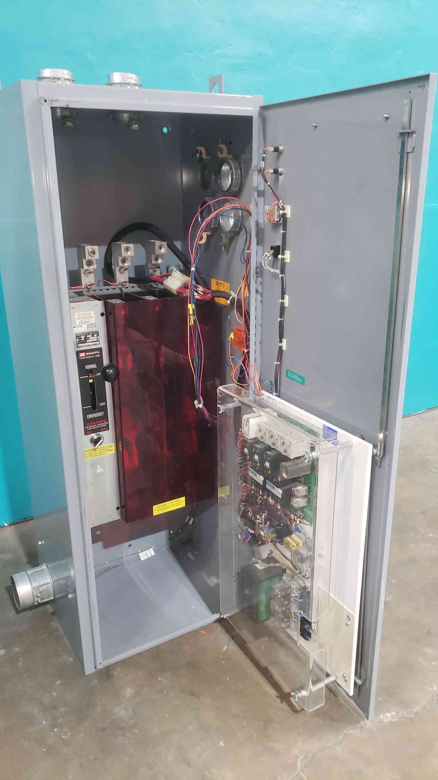 GE Zenith ZTS Series 600A 480V 3PH Automatic Transfer Switch ATS ZTSH60EC-5 (SKU: 112949)