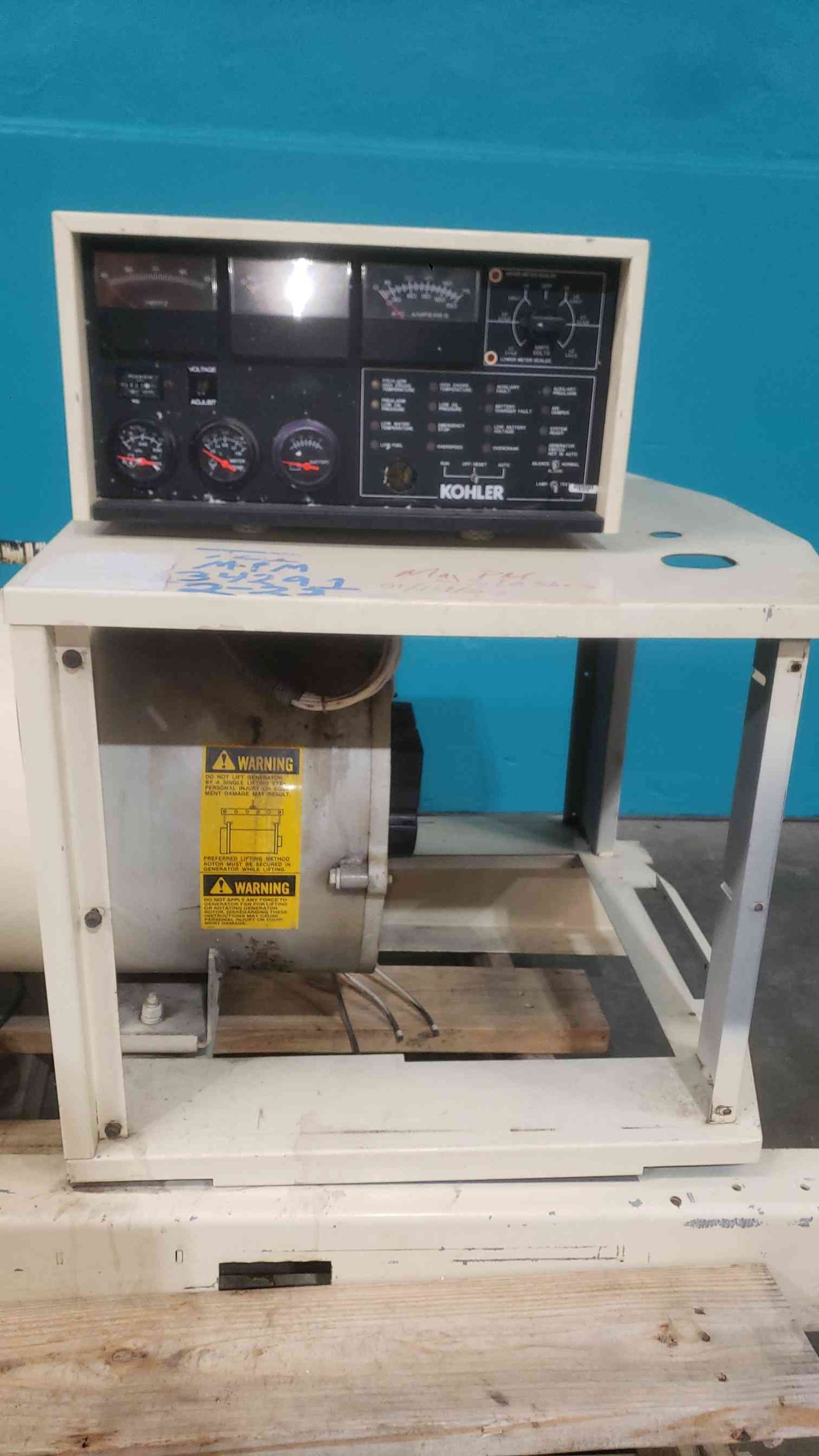 33KW Kohler 33RZ262 Multi-Phase NG/LP 3442.7 Hrs. TESTED (SKU: 113049)