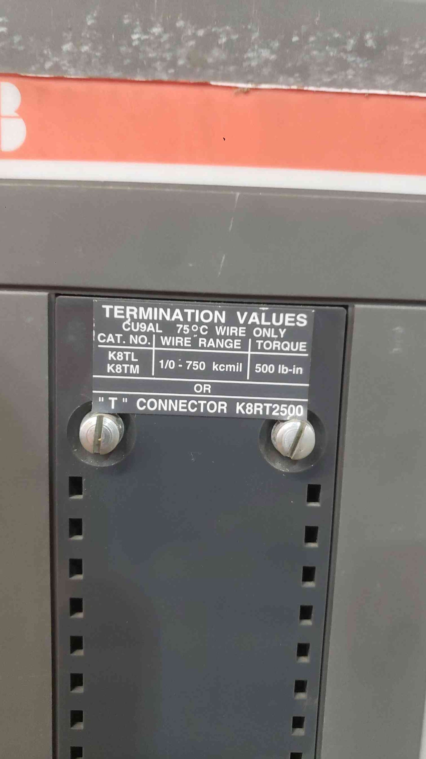 ABB SACE S8 2500A 600V DC Battery Disconnect Switch - 3 Pole - Enclosed NEMA 1 (SKU: 113064)