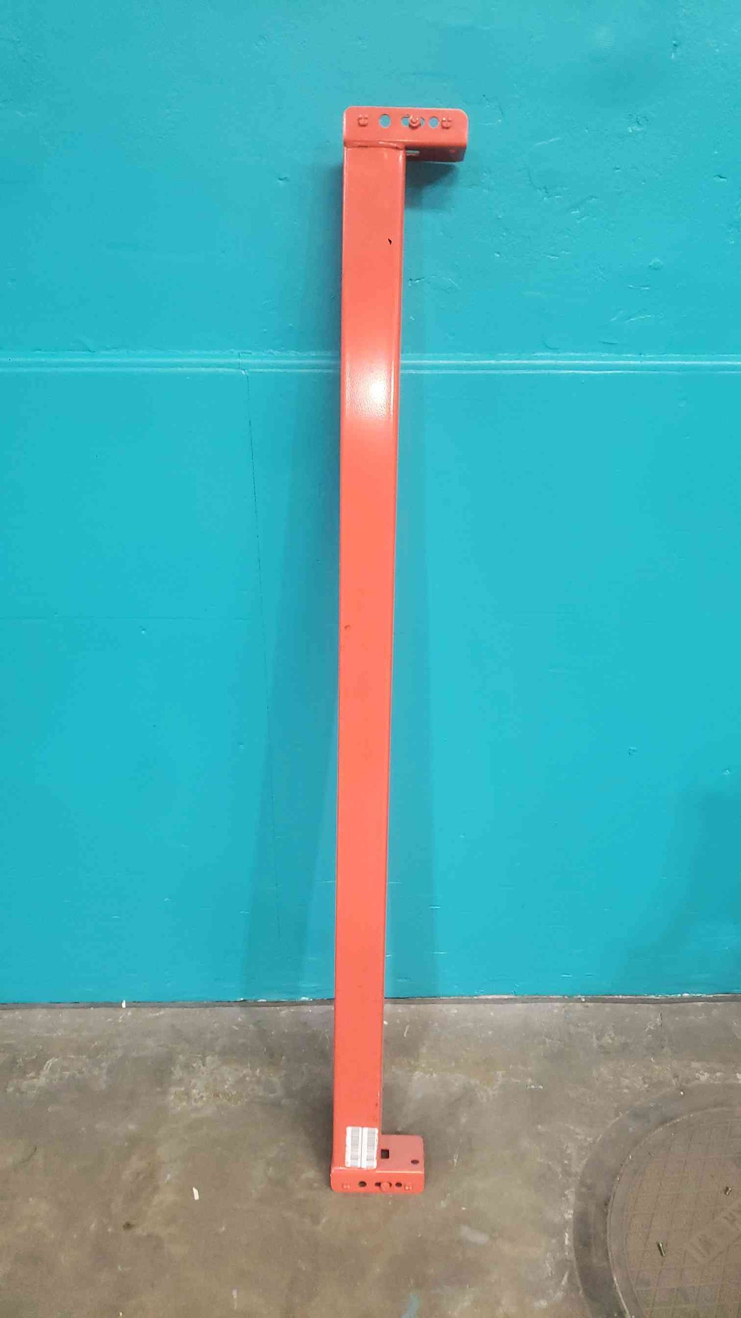60" Teardrop Pallet Rack Beam - 5ft Orange Step Beam - Warehouse Shelving (SKU: 113079)