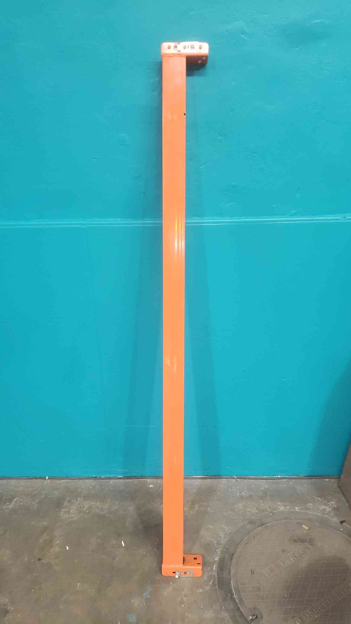 72" Penco Style Bolt-On Pallet Rack Beam - 6ft Orange Step Beam - Warehouse Racking (SKU: 113080)