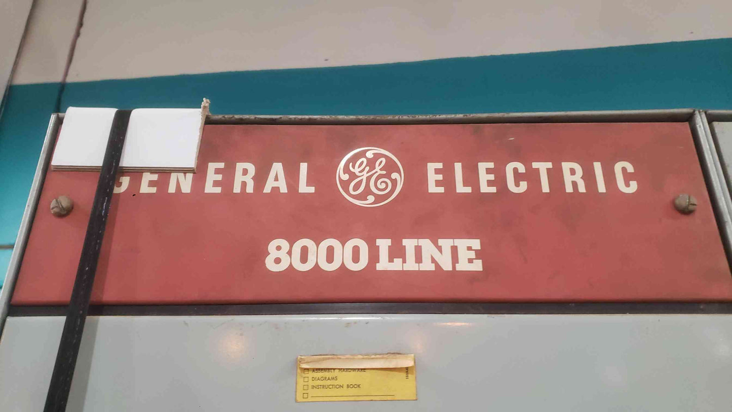 GE 8000 Line Motor Control MCC 3 Section Double Sided 26 Buckets Front & Back (SKU: 111435)