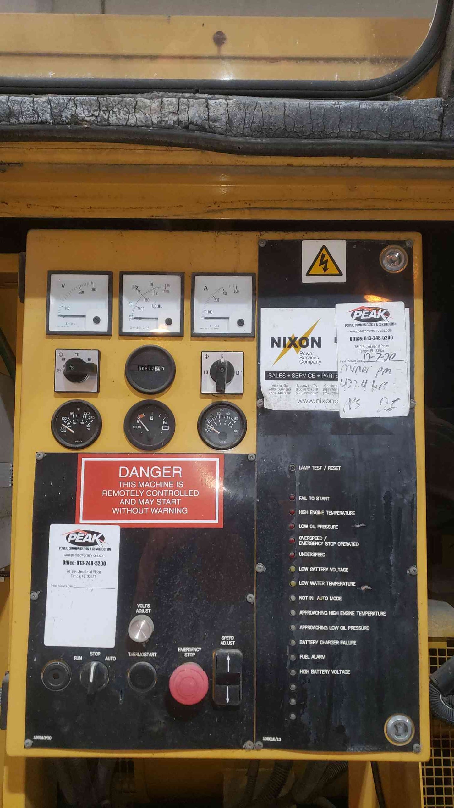 Caterpillar Olympian D60P4S 60kW Diesel Generator - Single Phase 120/240V Enclosed 532 Hrs TESTED (SKU: 113310)