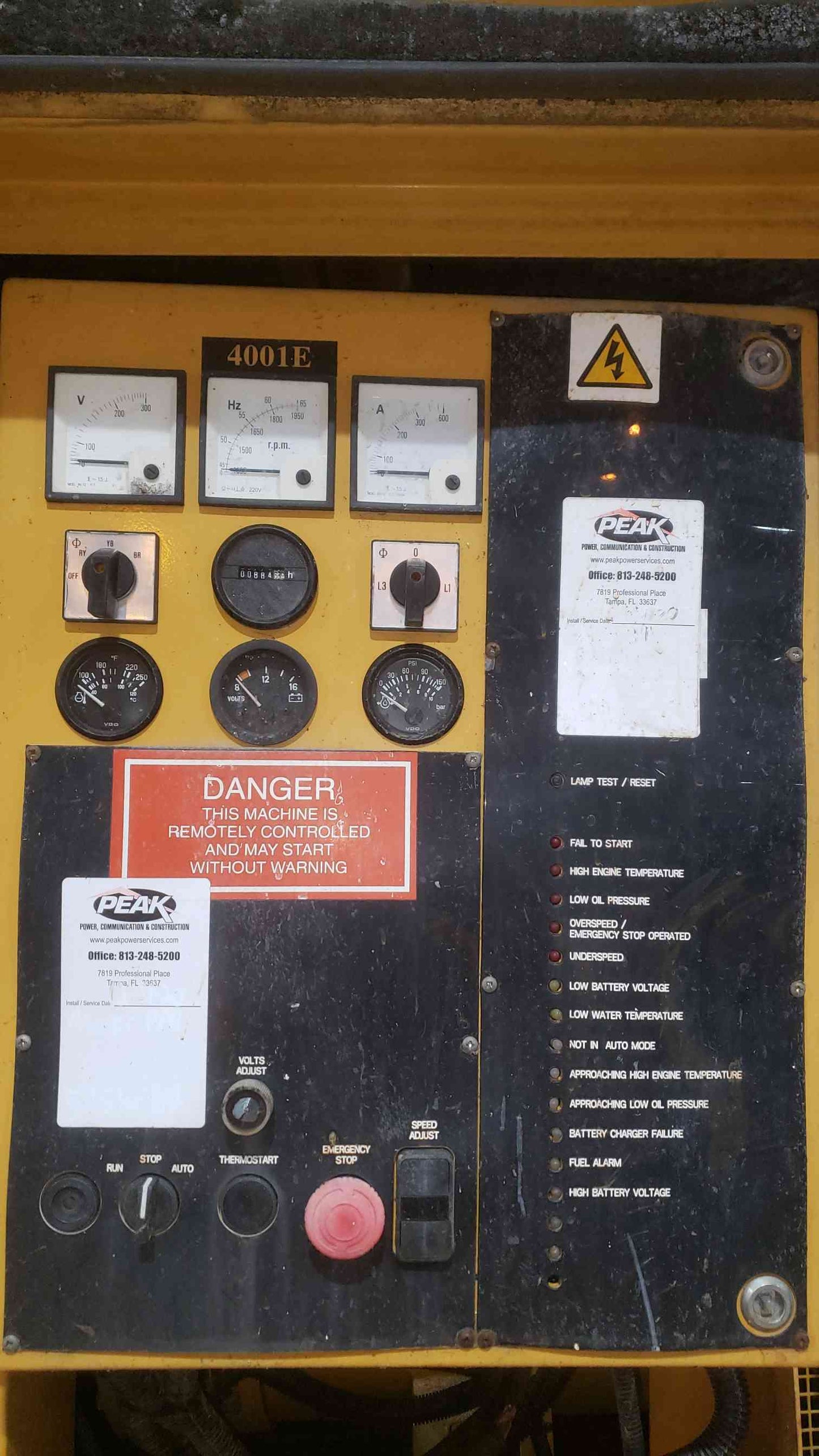 Caterpillar Olympian 60kW Diesel Generator D60P4S 120/240V 1ph 884Hrs TESTED(SKU: 113336)