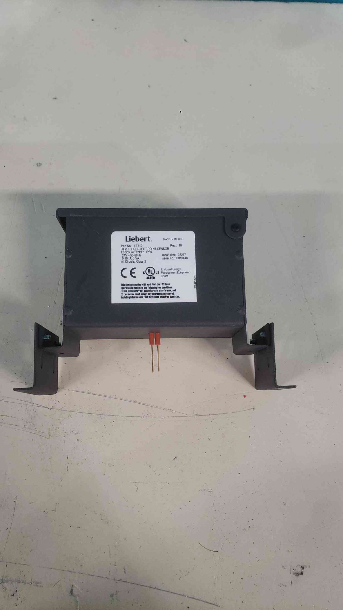 Vertiv Liebert LT410 Liqui-tect Point Leak Detection Sensor - 24V AC/DC Water Sensor (SKU: 113327)
