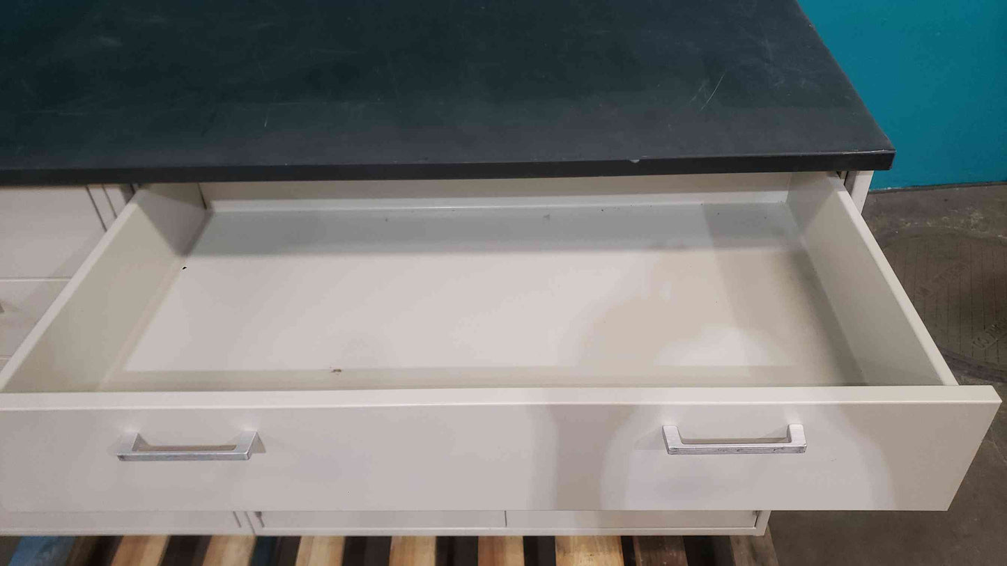 Fisher Hamilton 57" Mixed Casework W/ Black Epoxy Top (SKU: 113575)