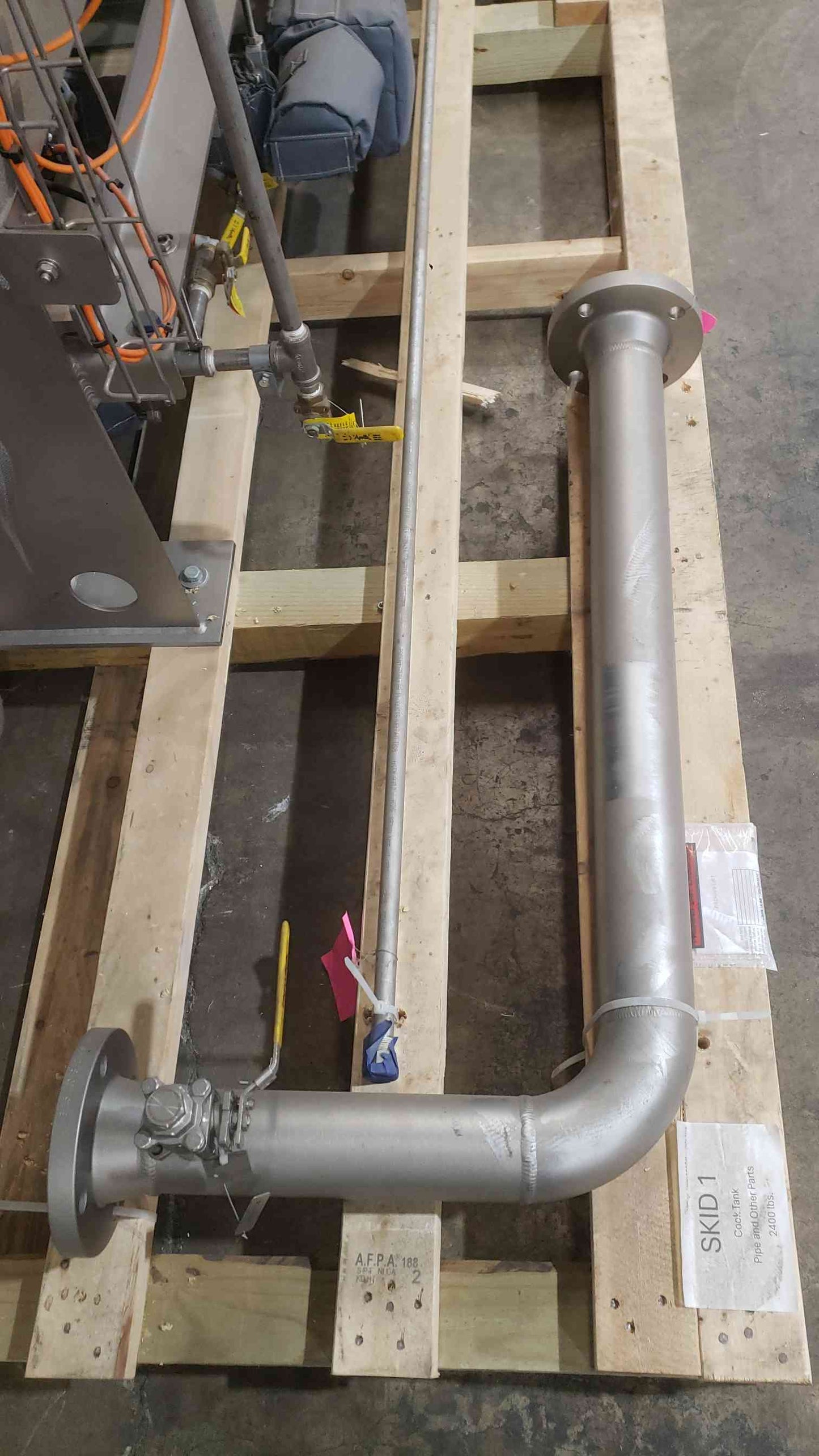 New Progressive Recovery PRI Systems BioWaste Effluent Decontamination Skid Vessel