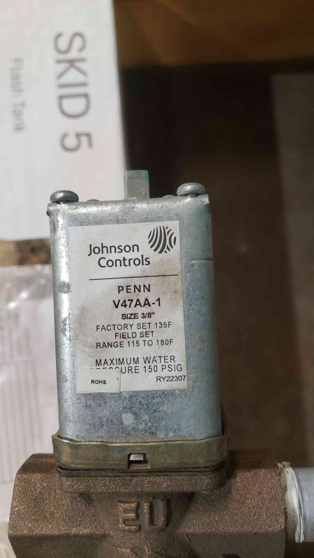 New New Johnson Controls PENN V47AA-1 Valve Dual Flash Tank Heat Exchanger Skid 5