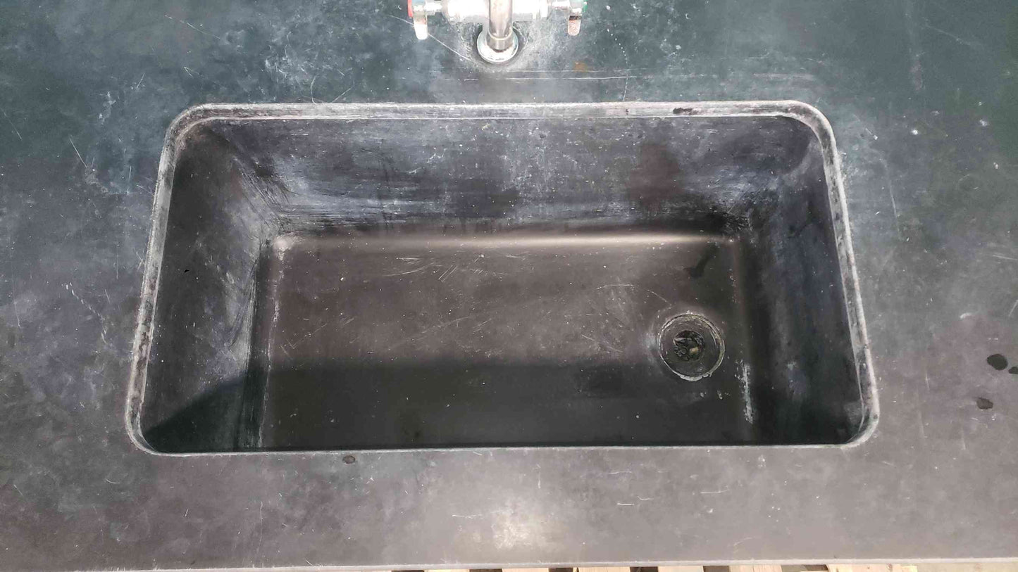5' Recessed Lab Sink Bundle Metal Casework w/ Faucet (SKU: 113596)