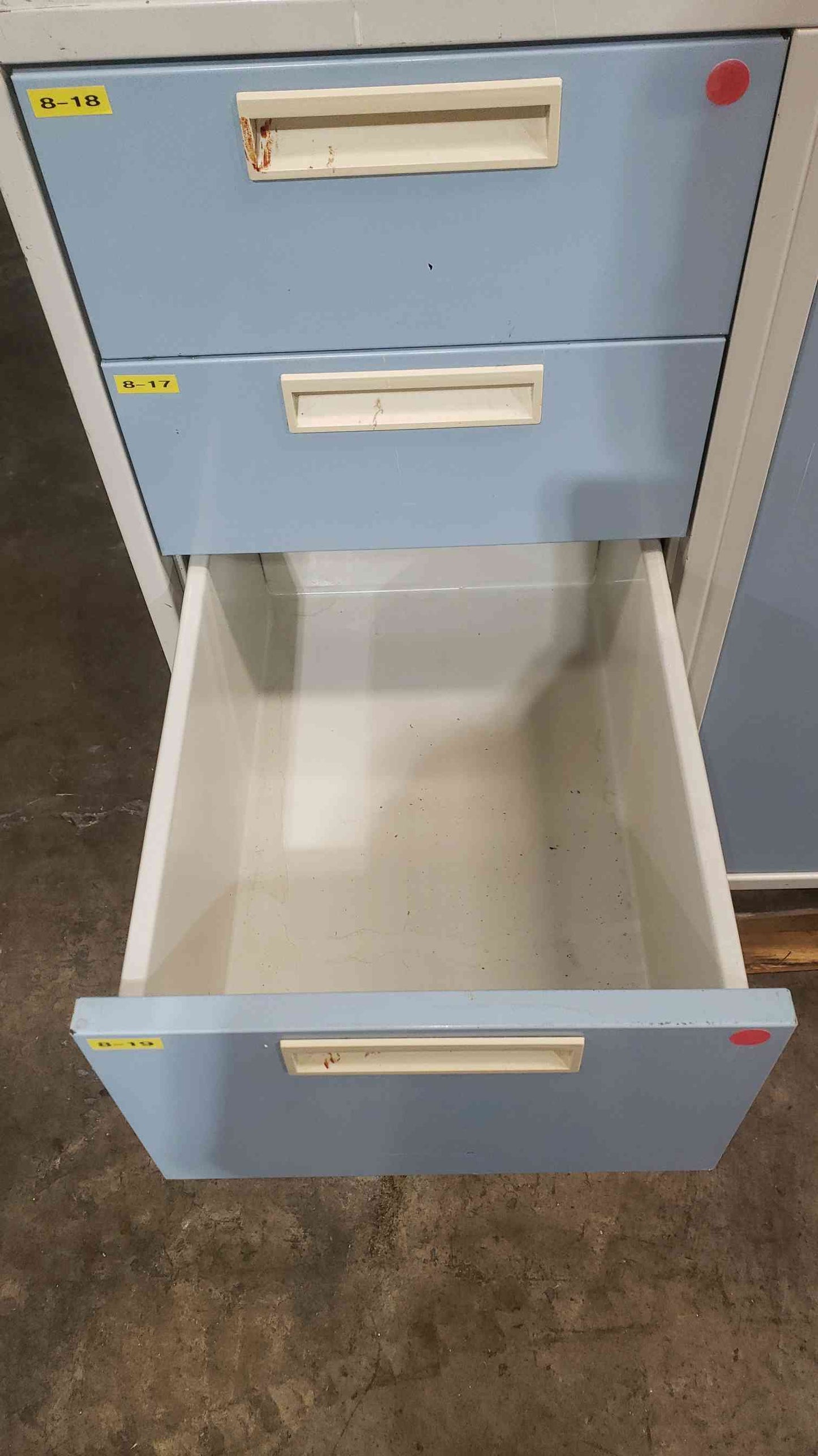 30" 4 Drawer 1 Door Recessed Casework(S6LLST9803)