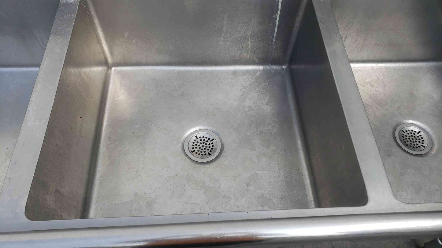 Advance Tabco Stainless Steel Commercial Kitchen Sink Smart Fab (SKU: 113210)