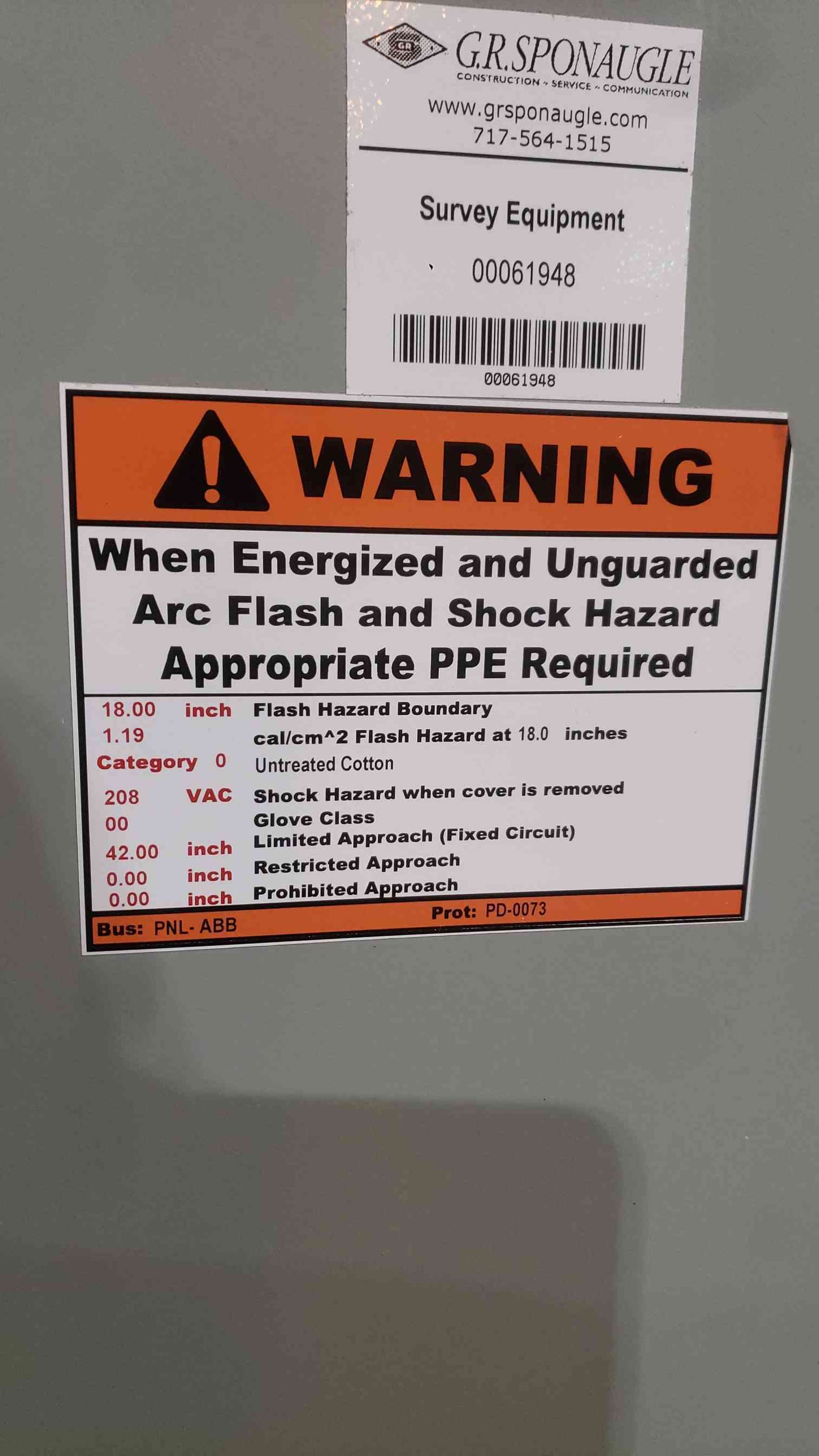 Westinghouse 225A 120/208V 3 Phase Panelboard Loaded With 20A Breakers 24 Circuit
