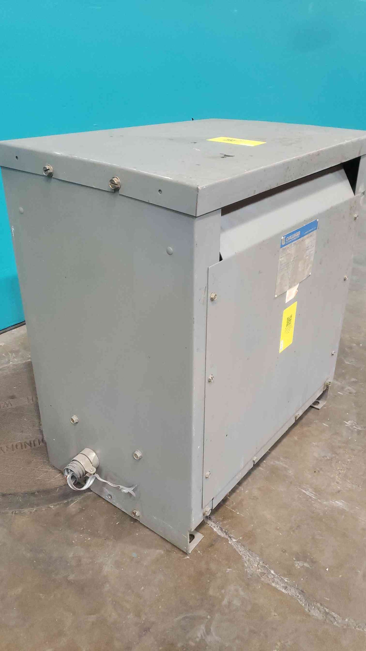 Challenger 37.5 KVA Transformer 480V to 208Y 120V 3 Phase Dry Type 372-415 3BN