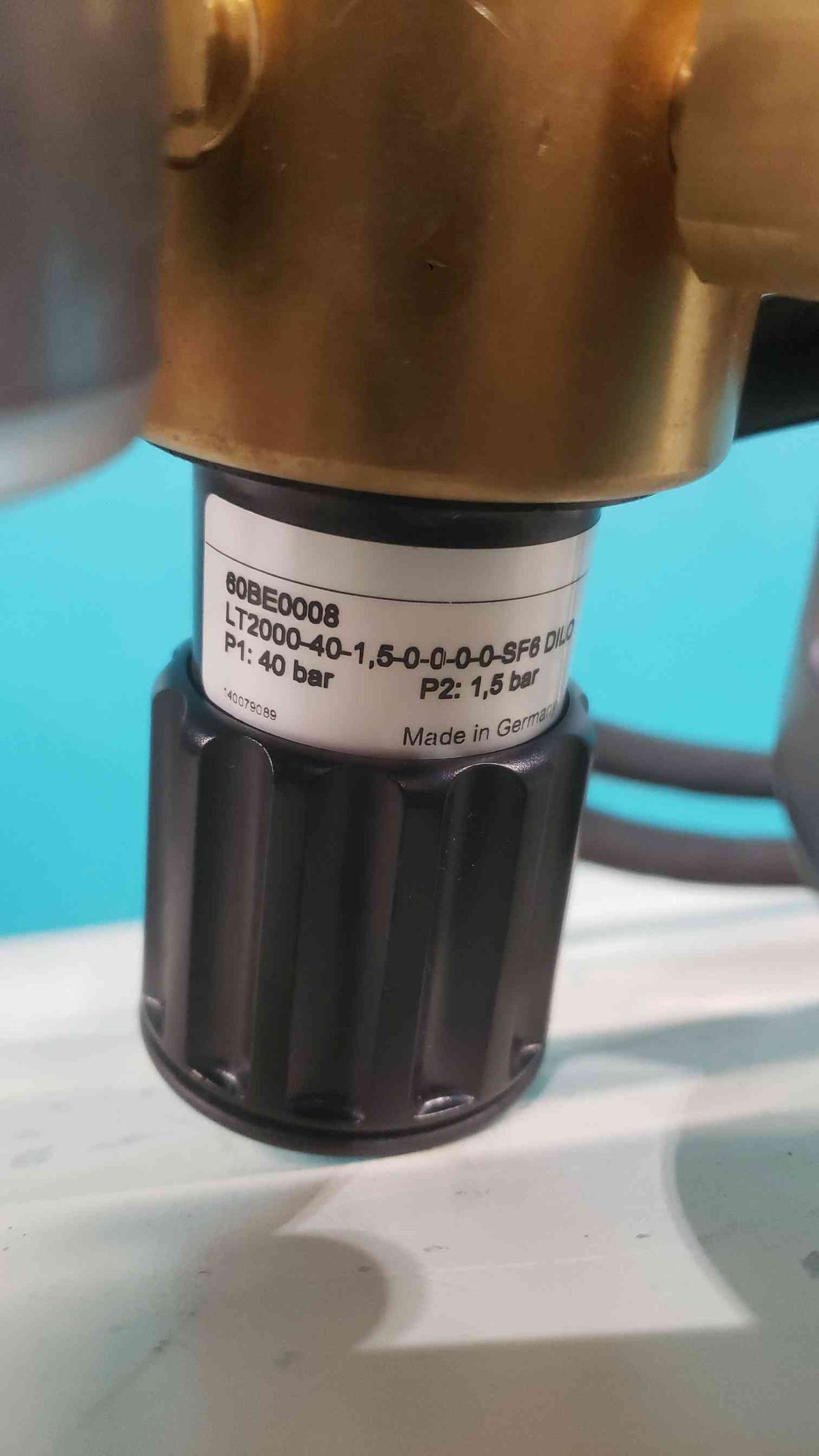 DILO 3-393-R107 SF6 Gas Refilling Regulator 40 Bar