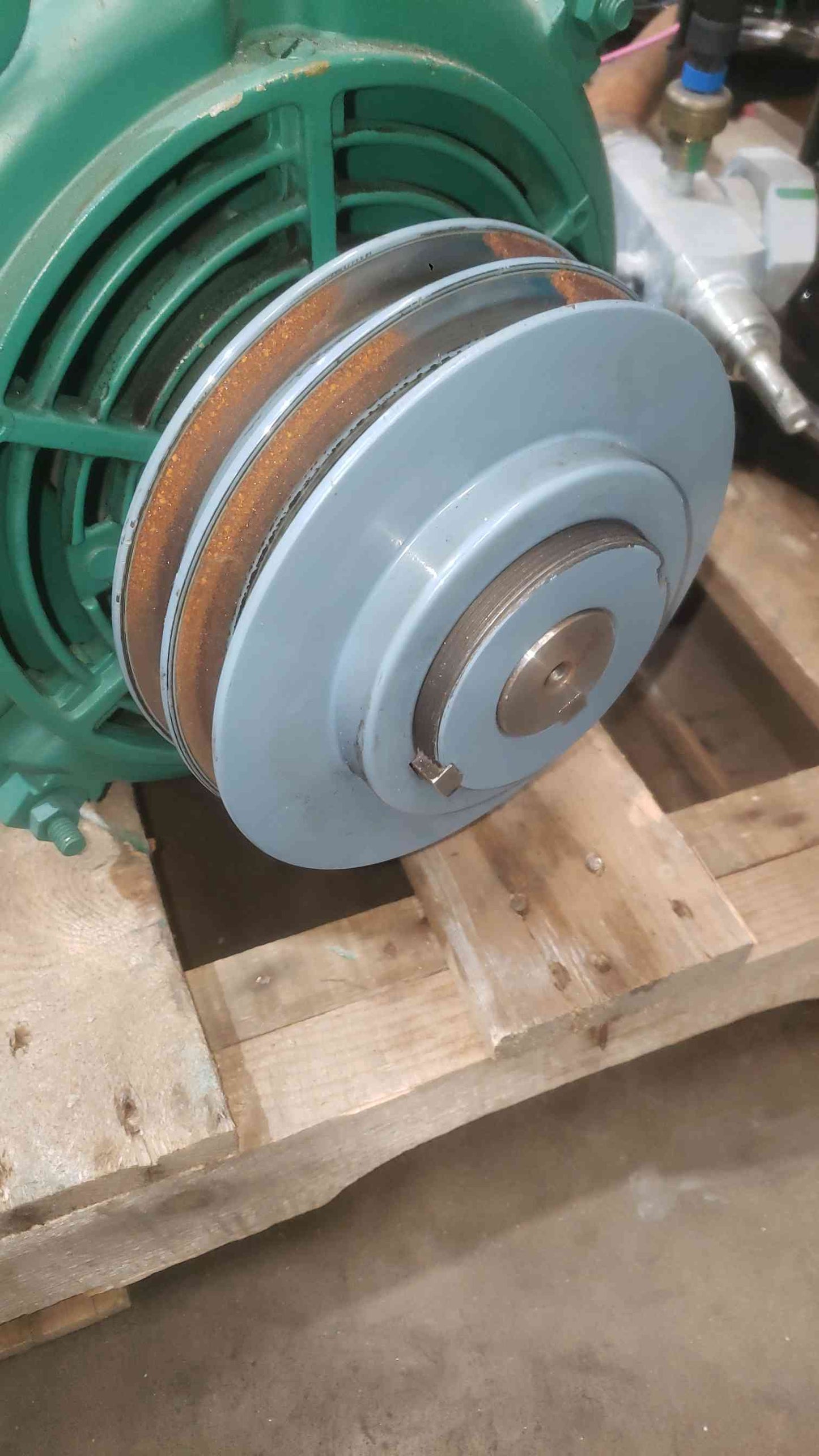 Marathon 7.5 HP 3 Phase Industrial Motor 1760 RPM 230V 460V 213T ODP Series-E Pulley