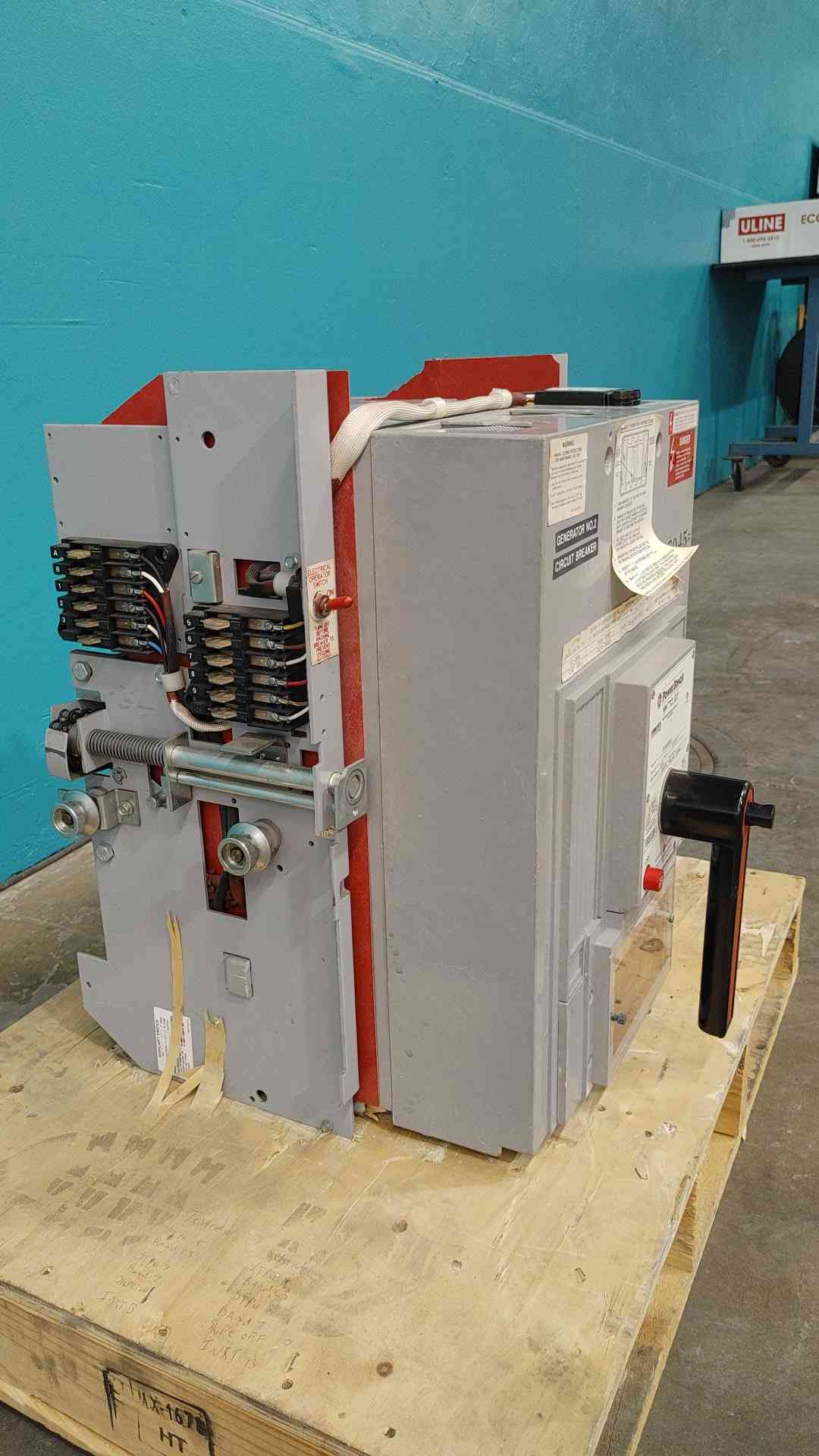 GE Power Break 3000A Circuit Breaker TC3030SSE1C 3 Pole MicroVersaTrip MS-9 480V