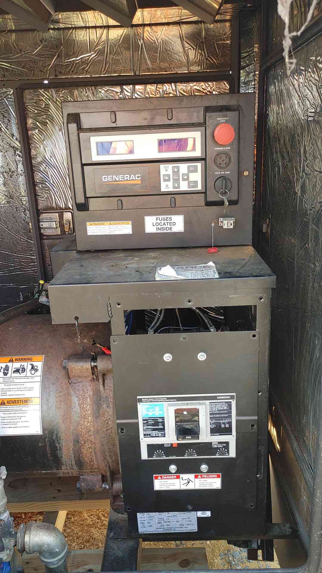 AS-IS Generac 50KW 120/240V 1PH LP Generator SG0050AG 1113.2Hrs (SKU: 113902)