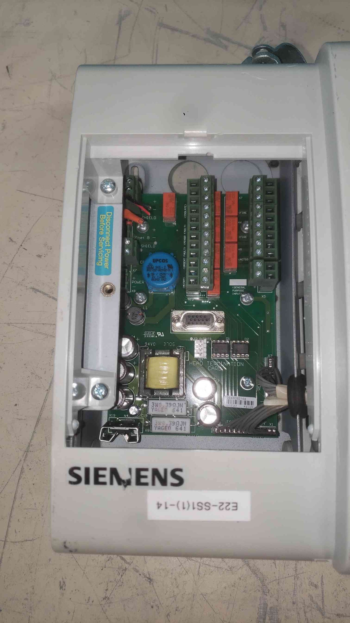 Siemens VESDA LaserSCANNER VLS-200 Aspirating Smoke Detector Xtralis VLS200 AS-IS