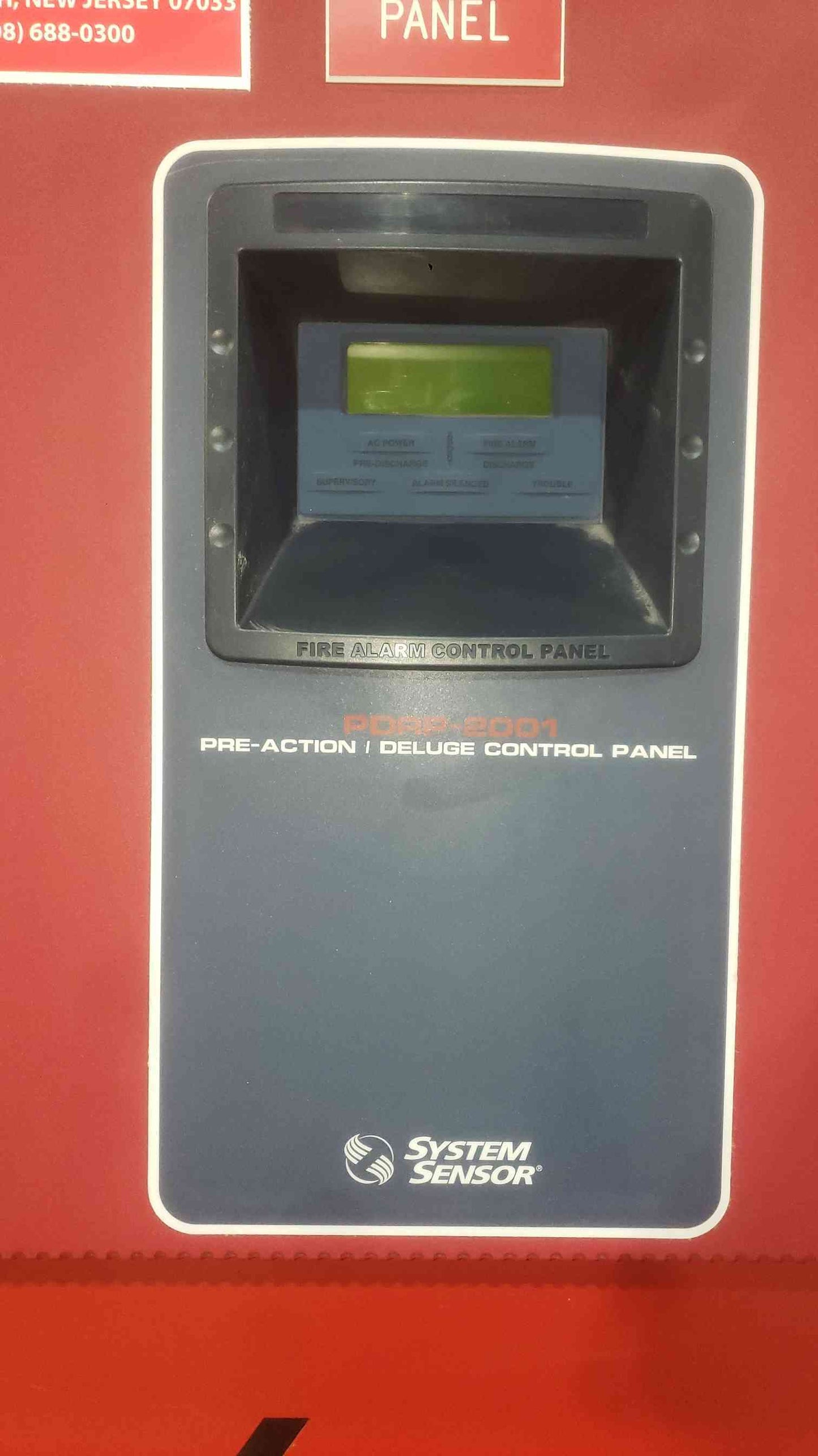 Victaulic FireLock Fire-Pac Deluge Cabinet W/ System Sensor PDRP-2001 Panel