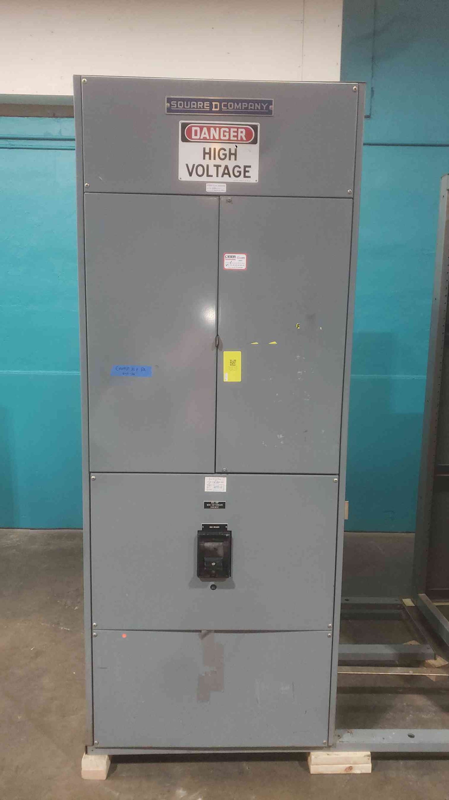 Square D Power-Zone 800A Switchboard Switchgear 300 KVA Transformer 480V-208V
