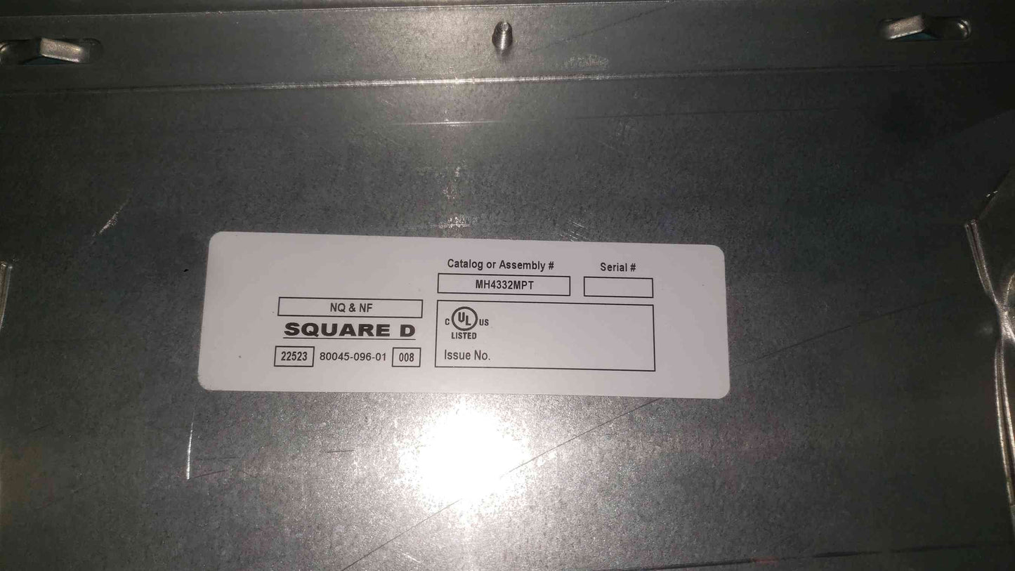 Square D PowerLink Panel NF430L2CCL 250A G4 Controller 24 Bkrs No Cover