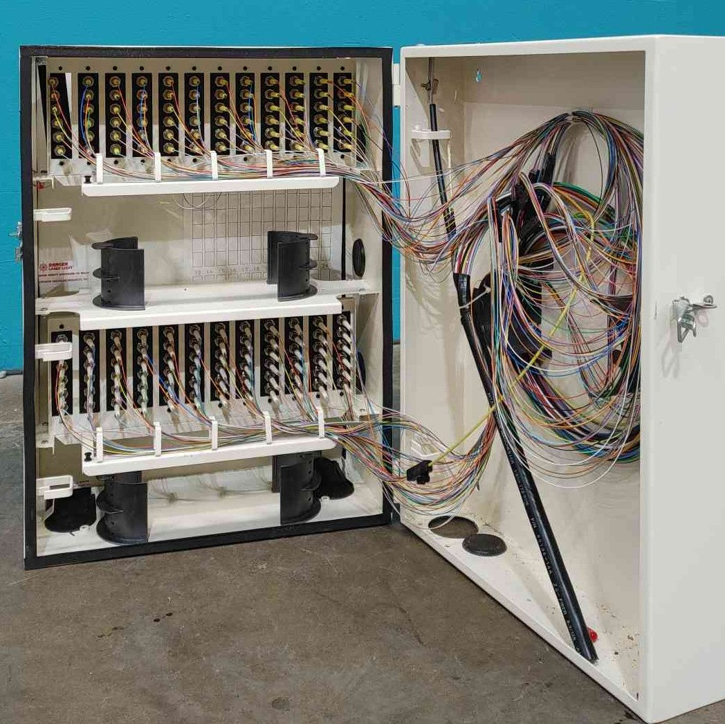 Superior Modular Products Wall Mount Fiber Distribution Patch Panel Enclosure SMP