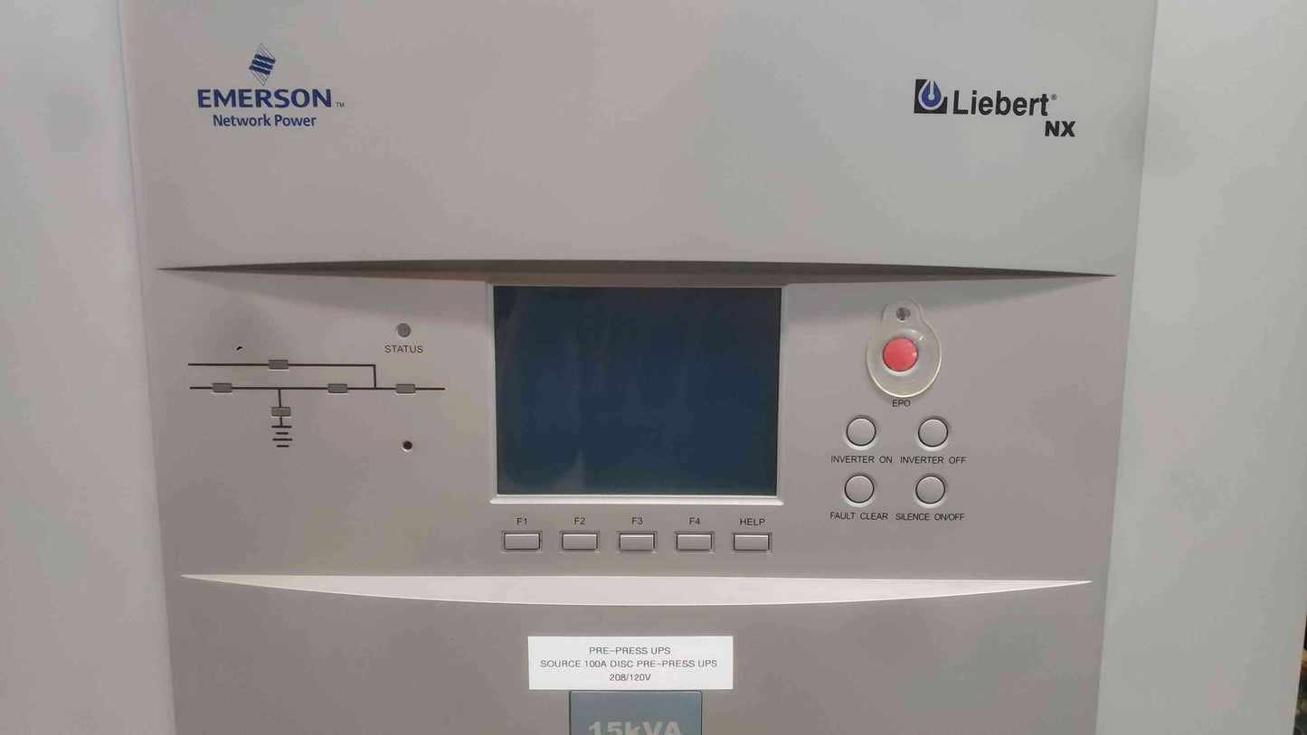 Liebert NX 15kVA 3 Phase Tower UPS Uninterruptible Power System Emerson NXb 15