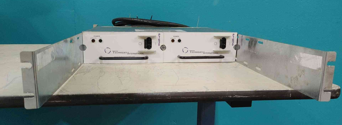 Power Techniques PT630 240V 16A 24 Outlet Dual Feed Rackmount PDU W/ Rack Shelf