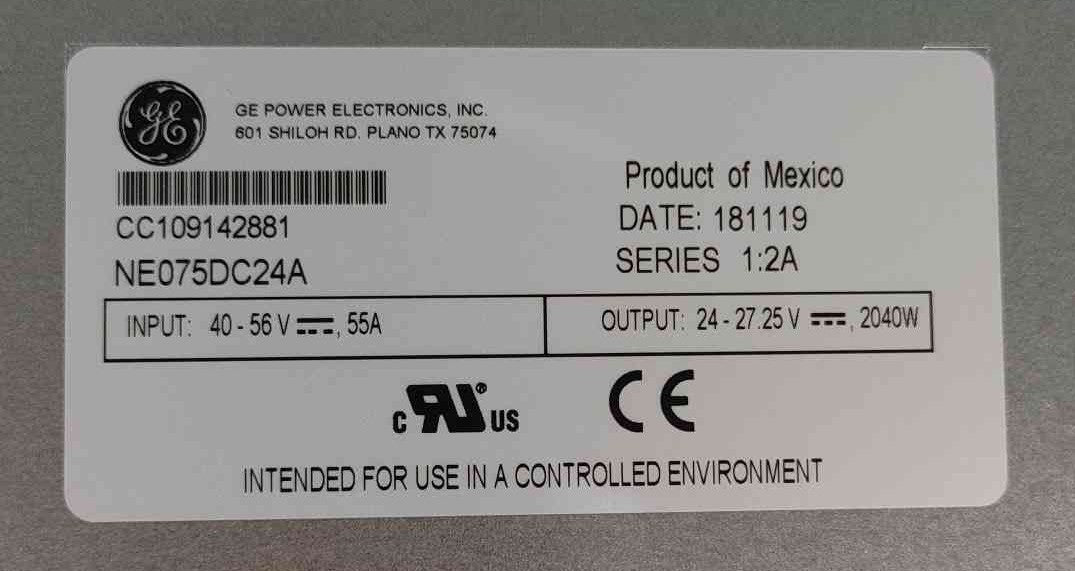 (New) GE NE075DC24A DC-DC Converter 48V to 24V 75A 2040W Power Module CC109142881