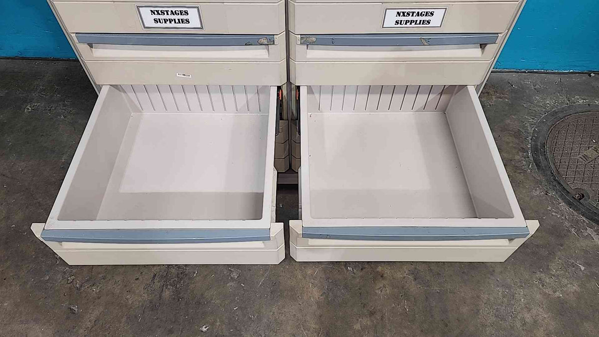 Rolling 43" Lab Desk/Table W/ 8 Drawers (SKU: 115252)
