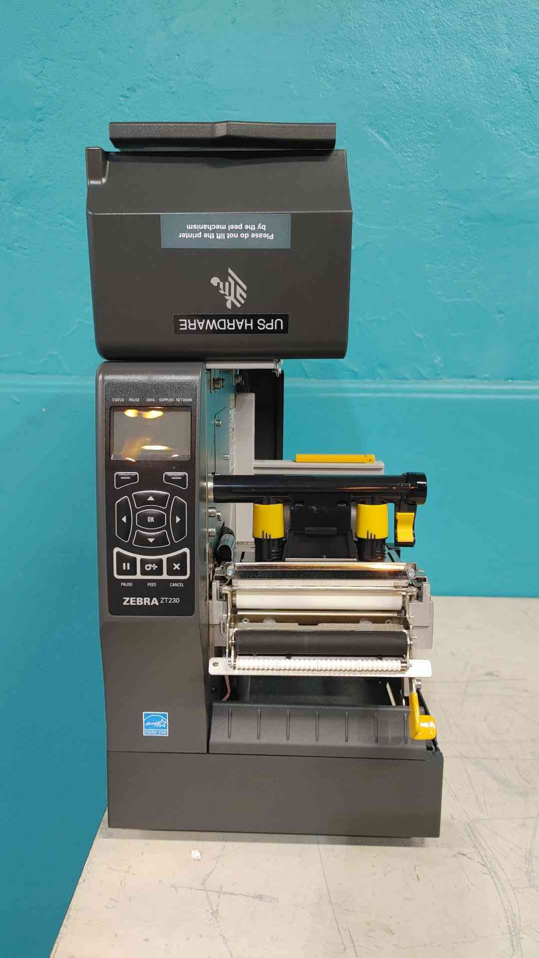 Zebra ZT230 Industrial Thermal Label Printer 203 DPI w/ Peel Off Module Peeler