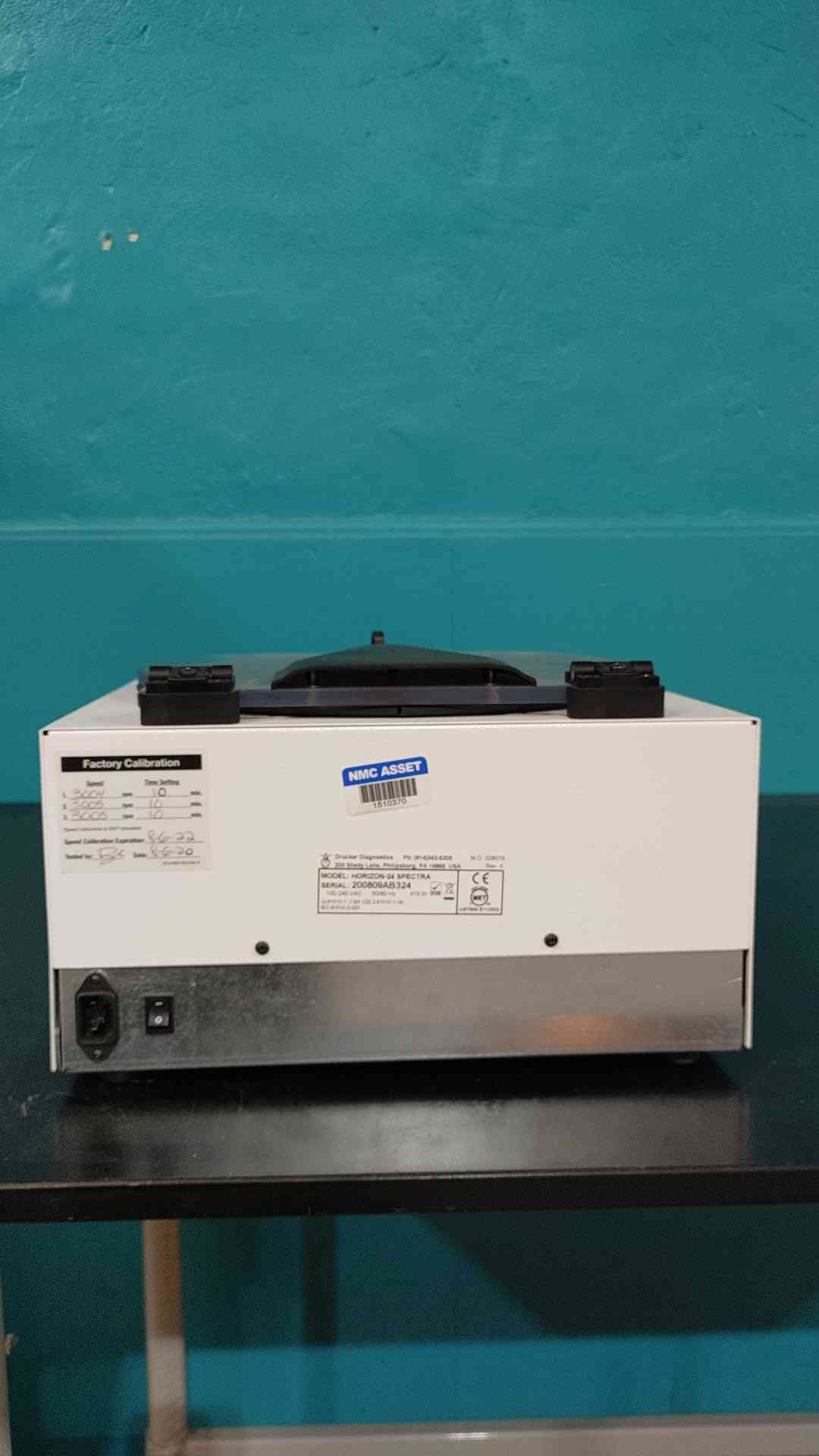 Drucker Horizon 24 Spectra Benchtop Lab Centrifuge 24-Tube Cap 100-240V 200809AB324
