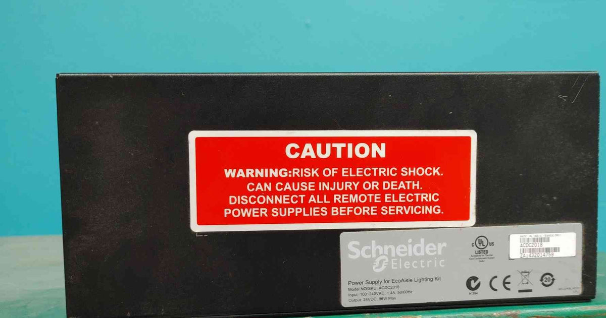 Schneider Electric ACDC2018 Eco Aisle Lighting Kit Power Supply Controller 24V